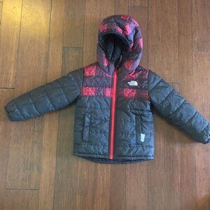 North Face Reversible Plaid Coat 4T